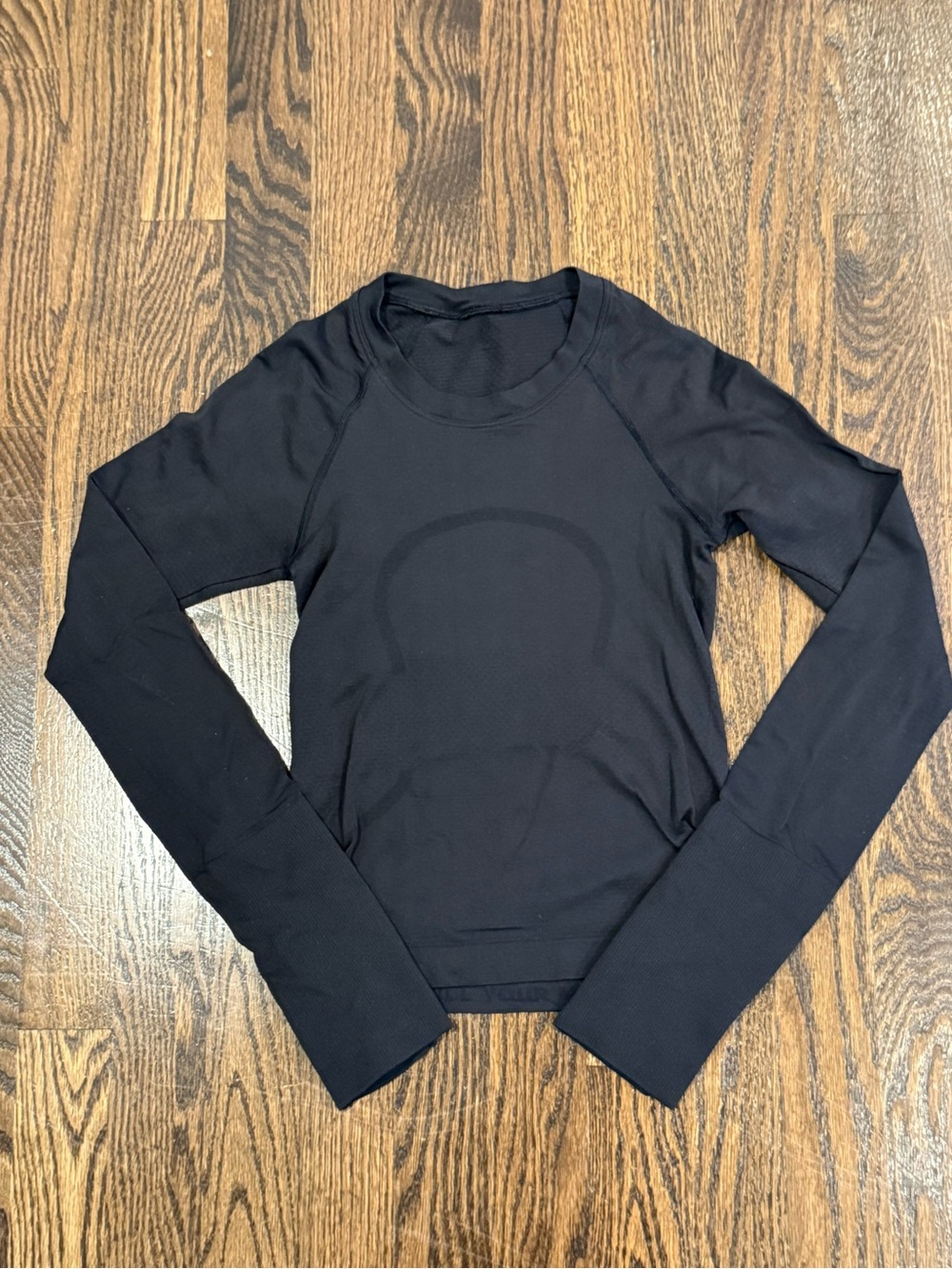 lululemon athletica Black Long-Sleeve Crew Athletic Top